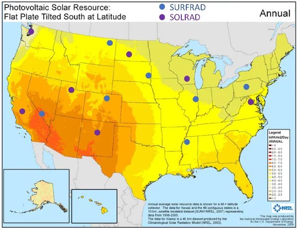 solor resource map