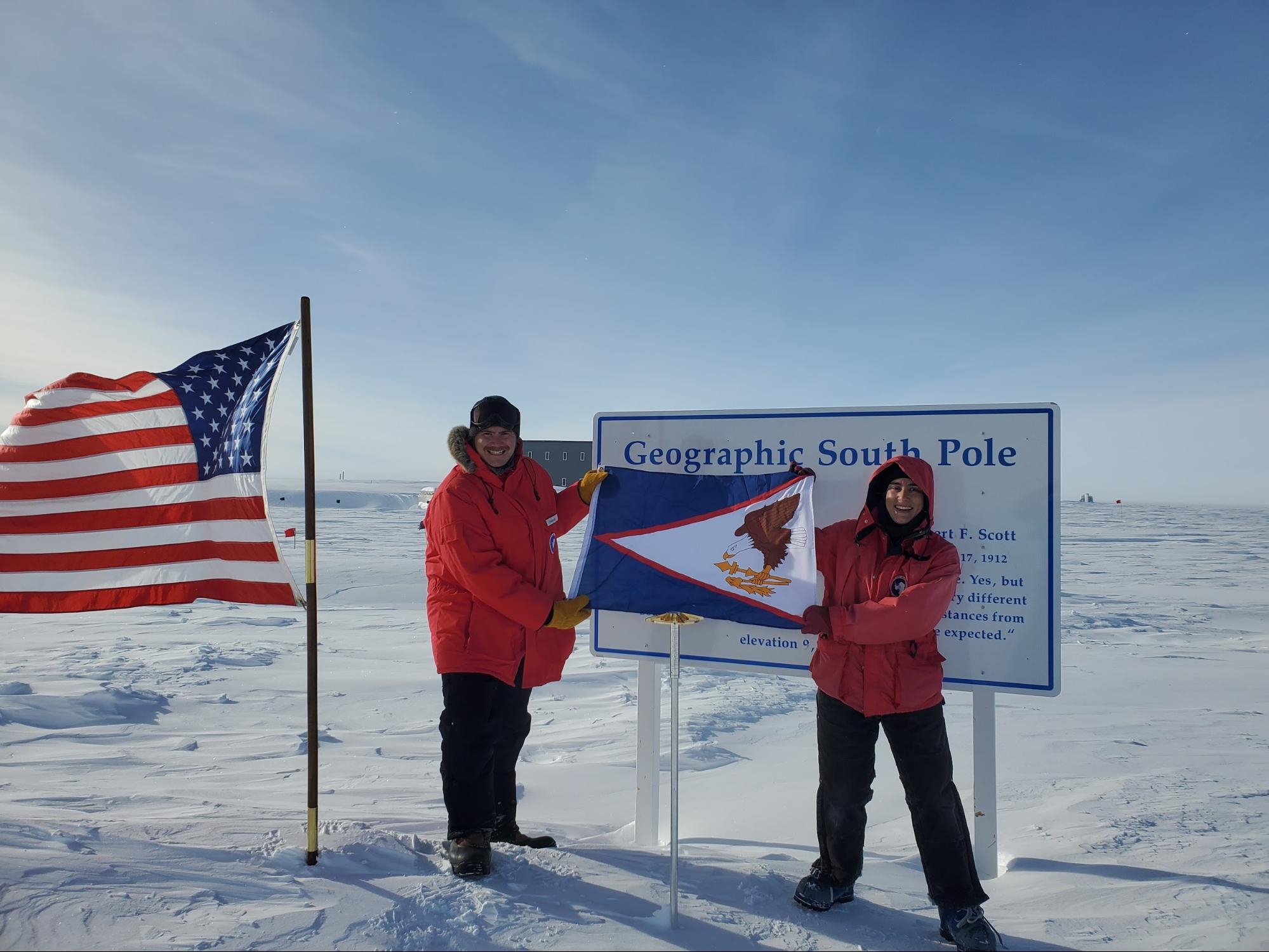 at south pole